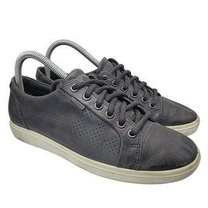 Ecco Womens 7 Leather Soft 7 Danish Design Black Sneaker Shoes EU 38